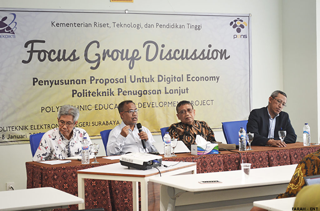 Focus Group Discussion : Seragamkan Pemahaman 5 Politeknik mengenai Digital Ekonomi