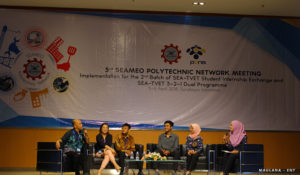 Mahasiswa PENS dan beberapa politeknik di ASEAN bertukar pengalaman tentang 1st Batch of SEA-TVET Student Internship Exchange