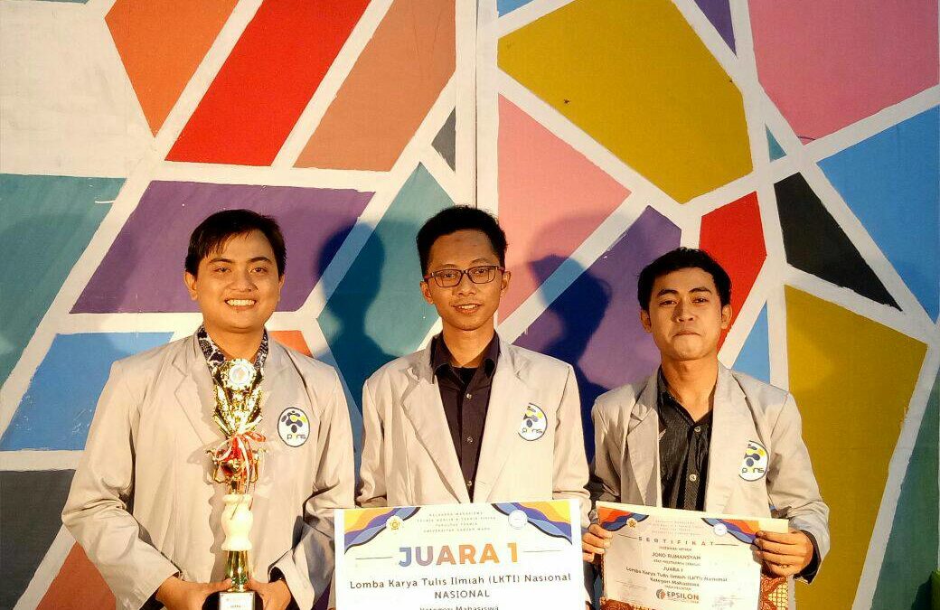 Tim Elika PENS, Raih Juara Pertama dalam LKTI EPSILON 2018