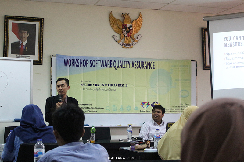 Program Studi Teknik Informatika Gelar Workshop Software Quality Assurance