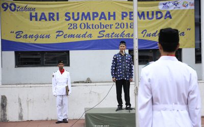 Upacara Sumpah Pemuda : Bangun Jiwa Kepemudaan Berlandaskan Pancasila dan UUD 1945