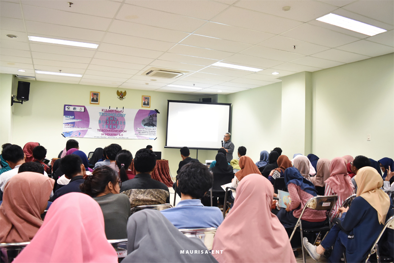 Gelar Kuliah Tamu, Hima Tellkom Hadirkan Ir. Nonot Harsono, M.T.