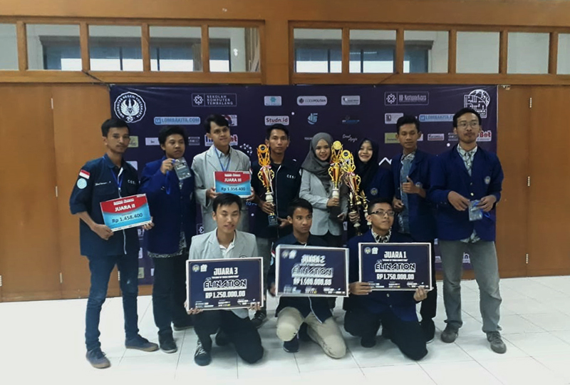 Mahasiswa Teknik Mekatronika Raih Juara Tiga Pada ELINATION 2018