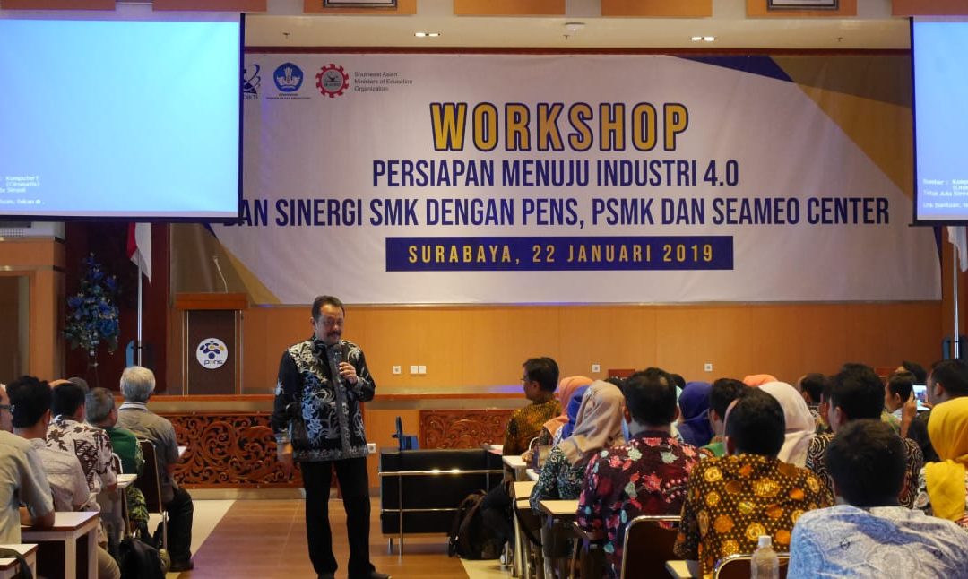 Siap Hadapi Persaingan Global, PENS Gelar Workshop dengan PSMK dan SEAMEO