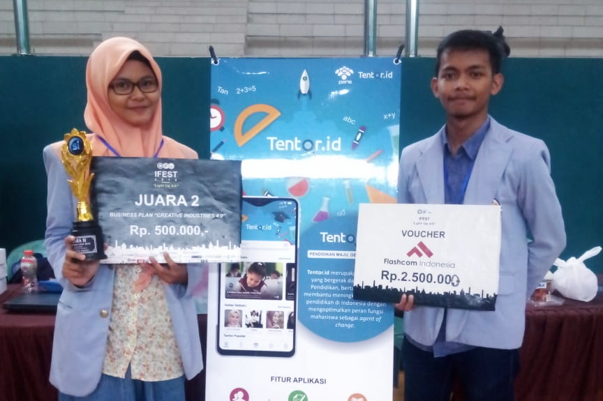 Tentor.id : Karya Mahasiswa PENS yang Sukses Raih Juara Kedua Ajang IFEST 2019