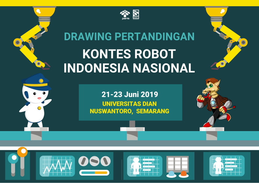 Drawing Pertandingan Final KRSBI Humanoid KRI Nasional 2019