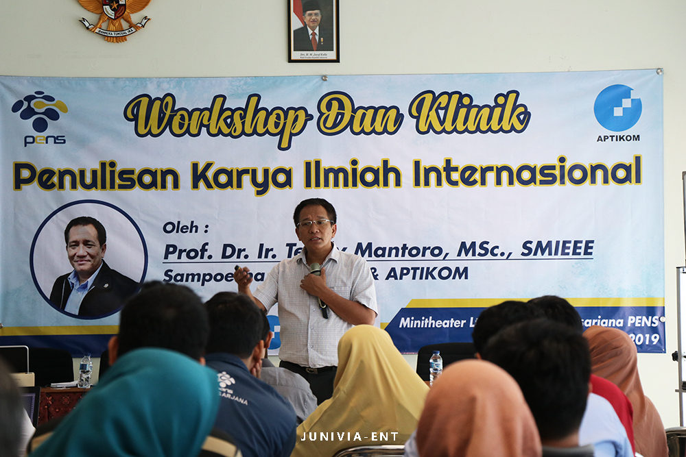 Tingkatkan Publikasi Internasional, PENS Helat Workshop dan Klinik Karya Ilmiah Internasional