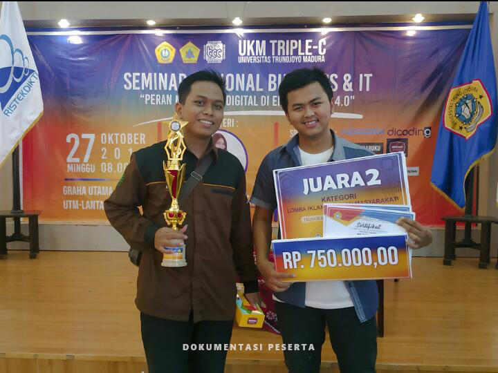 Video Iklan Masyarakat Karya Mahasiswa PENS, Raih Juara 2 TCC 2019