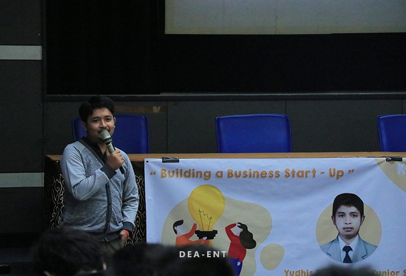 Hadirkan CEO Gainz Teknologi Nusantara, Hima Meka Helat Kuliah Tamu Bisnis Startup