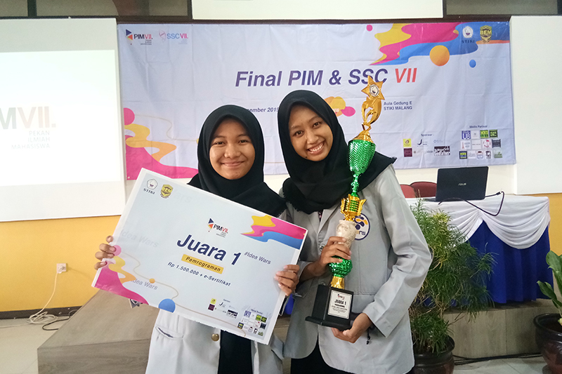 Usung Karya Distelcom, Tim Komit Raih Juara 1 Programming PIM VII STIKI