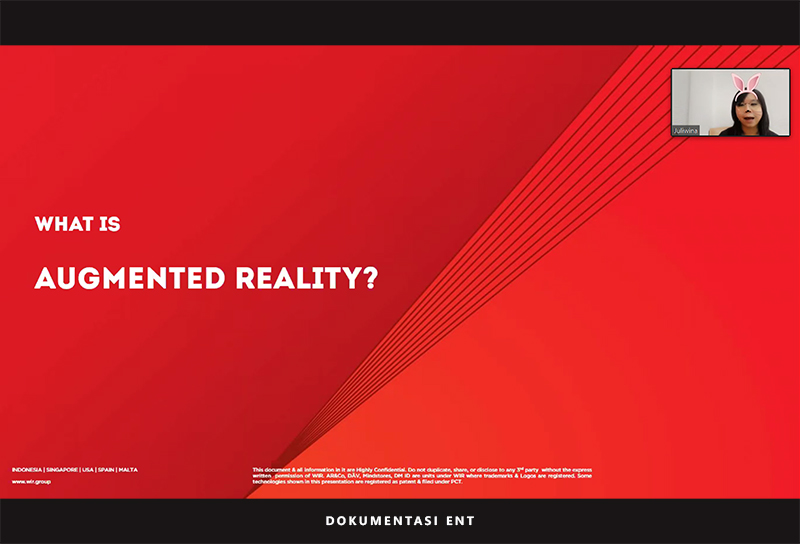 Helat Webinar Augmented Reality, Prodi Teknologi Game PENS Hadirkan General Manager AR&Co