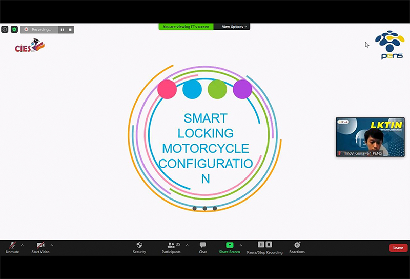 Mahasiswa PENS Rancang Sistem Keamanan Sepeda Motor Berbasis Internet of Things