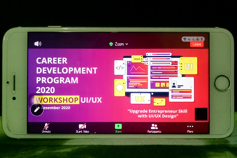 EBIO Helat Workshop UI/UX Untuk Meningkatkan Pengembangan Skill Mahasiswa