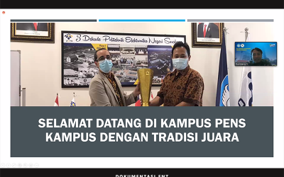 PENS Kembali Langsungkan Serangkaian Kegiatan PKKMB 2021 Secara Daring