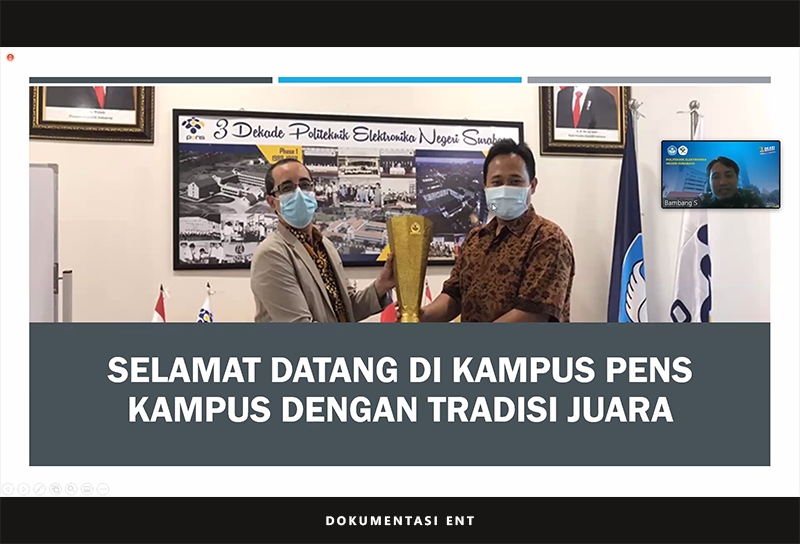 PENS Kembali Langsungkan Serangkaian Kegiatan PKKMB 2021 Secara Daring