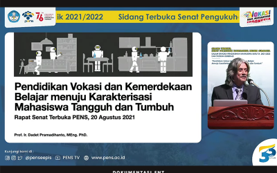 Guru Besar PENS Prof. Ir. Dadet Orasikan Mahasiswa Tangguh dan Tumbuh Melalui Studium Generale