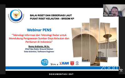 DTIK PENS Helat Webinar dengan Menghadirkan Kementrian Kelautan dan Perikanan