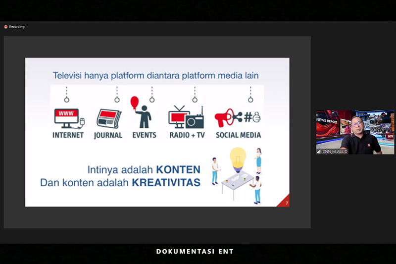 Gelar Webinar MMC 2021, Prodi Multimedia Broadcasting Hadirkan Pakar Videografi Jurnalistik dan Penulis Skenario Film