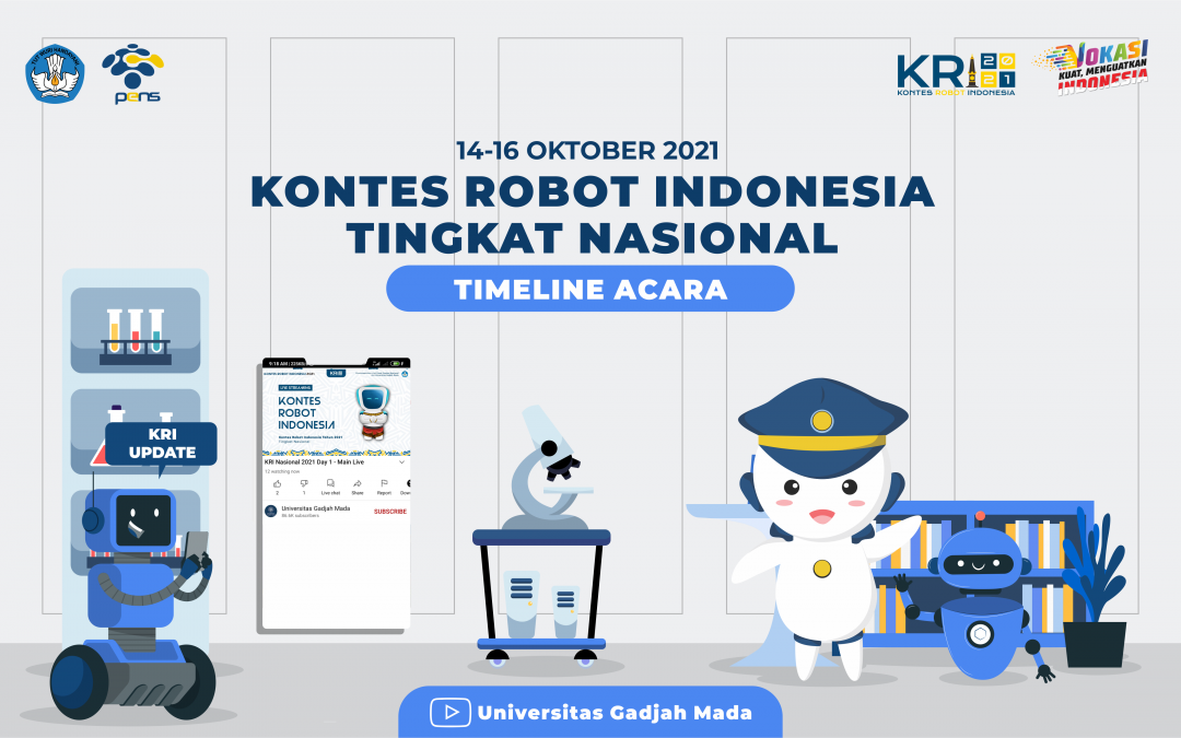 Timeline Kegiatan dalam Kontes Robot Indonesia (KRI) Nasional 2021