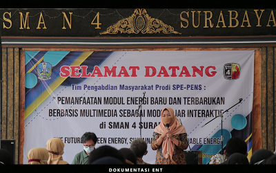 Program Studi Sistem Pembangkit Energi PENS Melakukan Pengabdian Masyarakat di SMAN 4 Surabaya
