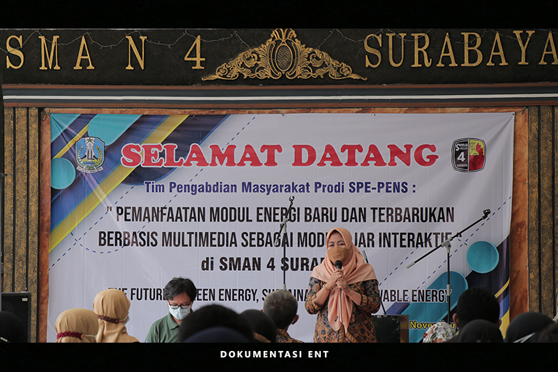 Program Studi Sistem Pembangkit Energi PENS Melakukan Pengabdian Masyarakat di SMAN 4 Surabaya