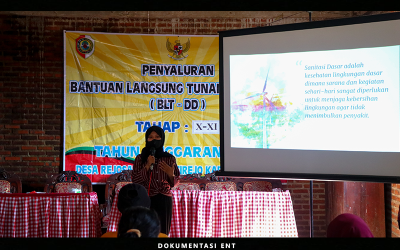Guna Tingkatkan Kepedulian Mahasiswa, BEM PENS Usai Gelar PENS Goes to Village (PGTV) 2021 di Desa Rejosari, Mojokerto. 