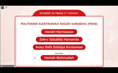 Tiga Mahasiswa PENS Sabet Juara di Huawei ICT Competition 2021