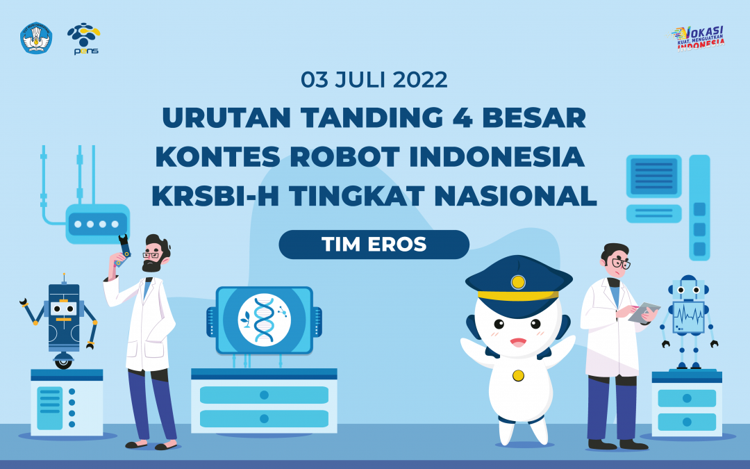 Drawing Urutan Penampilan cabang Kontes Robot Sepak Bola Indonesia Humanoid (KRSBI-H) babak 4 besar