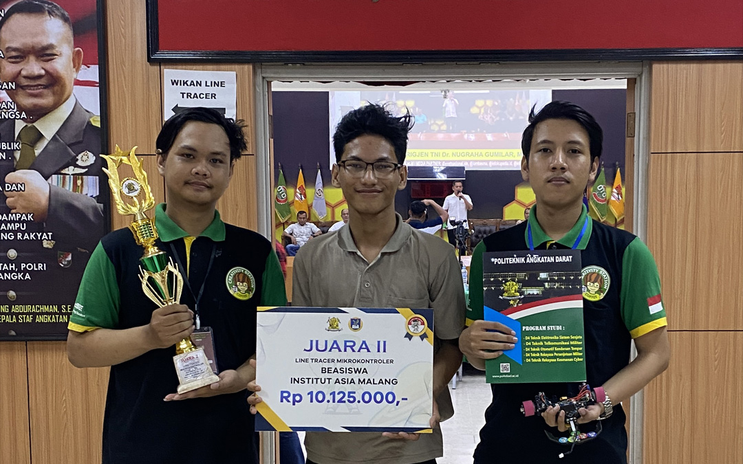 Maestro 01 Team Successfully Wins Medal in Line Follower Microcontroller Robot Competition