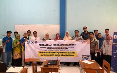 Workshop Arduino, Prodi S2 Terapan Teknik Informatika & Komputer PENS Tingkatkan Kompetensi Siswa SMKN 2 Bangkalan