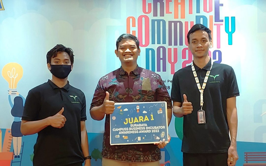 Pens Sky Venture Menjadi Inkubator Bisnis Kampus Terbaik di Surabaya dalam Creative Community Day 2022