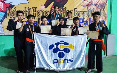 UKM Pencak Silat PENS Sukses Bawa Pulang Sembilan Medali dalam Ajang Majapahit National Heroes Fighting 2023