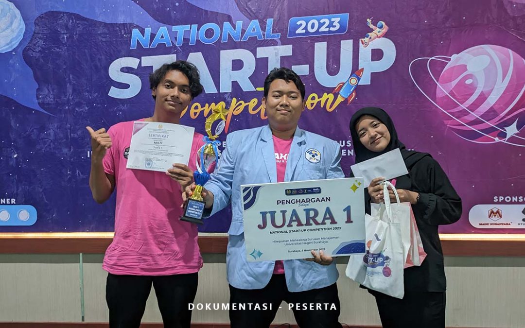 Buktikan Diri sebagai Start Up Inovatif, RakitPC Sukses Raih Juara 1 pada National Start-Up Competition 2023