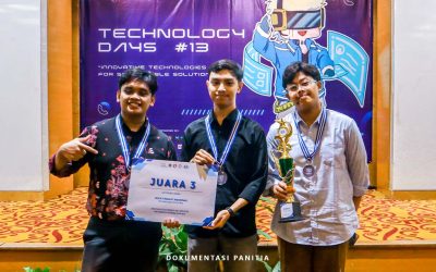 Aplikasi Peduli Lingkungan Hantarkan Mahasiswa PENS Sabet Juara 3 Nasional di Ajang T-Days ke-13