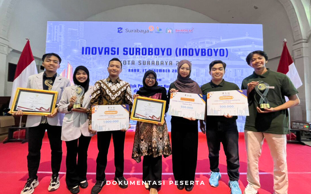 Guna Mendukung Pengembangan Kota Surabaya sebagai Living Innovation Ecosystem, Mahasiswa PENS Sajikan Inovasinya pada Kompetisi Inovasi Kota Surabaya (INOVBOYO)