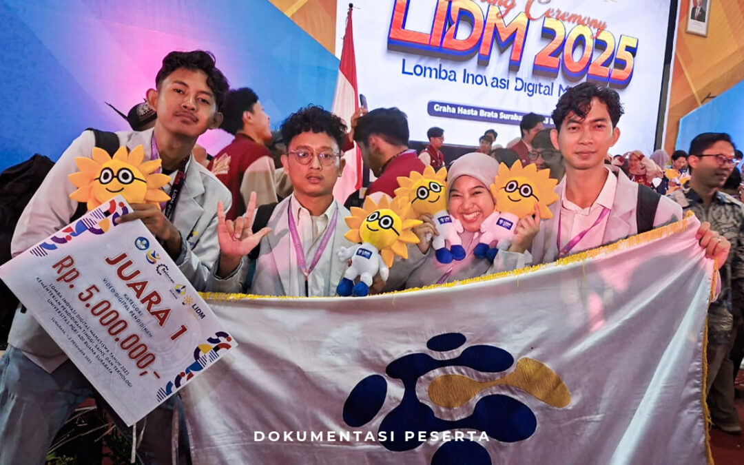 Debut di LIDM 2025, Empat Mahasiswa PENS Sukses Raih Medali Emas Kategori Video Digital Pendidikan