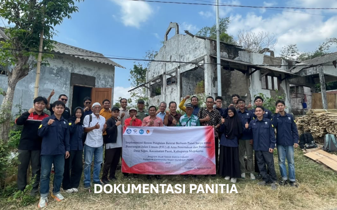 Dukung Energi Bersih, PENS Terapkan PJU Panel Surya di Kawasan Peternakan Kecamatan Pacet