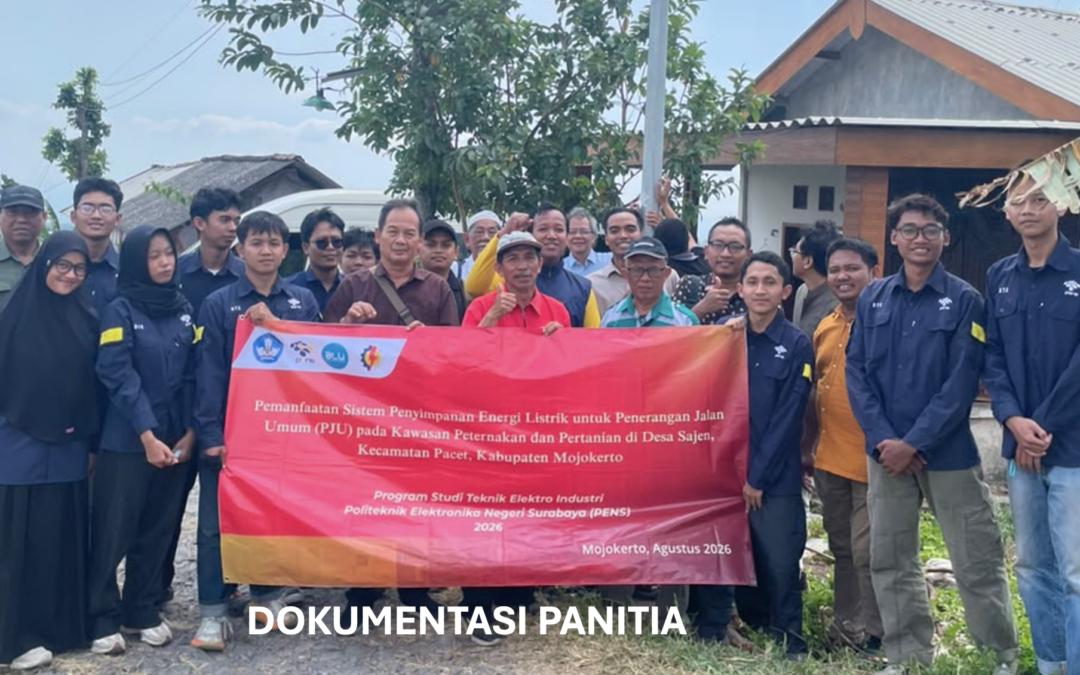 Tingkatkan Akses Penerangan, PENS Implementasikan Sistem Penyimpanan Energi di Desa Sajen