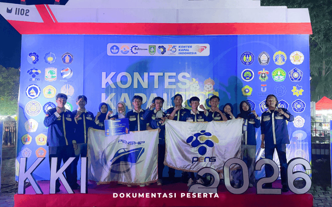 Kembangkan Inovasi Kapal Patroli Otonom Katamaran, Tim EMAVER PENSHIP Torehkan Juara 2 Kategori ASV pada Ajang Kontes Kapal Indonesia (KKI) 2026