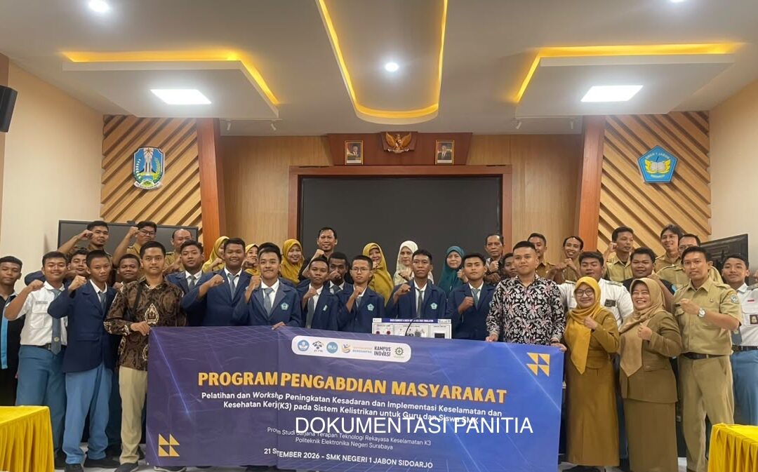 Prodi Baru PENS Kenalkan K3 Listrik melalui Praktik Langsung bagi Guru dan Siswa SMKN 1 Jabon